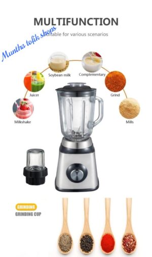 removable and washable stainless steel blender