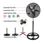 18 Inches Factory Industrial Standing Fan Strong Wind Power Household Floor Fan with Shaking Head Feature - Image 6