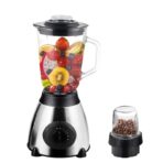 Professional Kitchen Licuadora Heavy Duty Stainless Steel Electric Fresh Fruit Juice 2 In 1 Juicers And Blenders With Glass Jar - Image 2