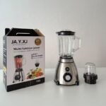 Professional Kitchen Licuadora Heavy Duty Stainless Steel Electric Fresh Fruit Juice 2 In 1 Juicers And Blenders With Glass Jar